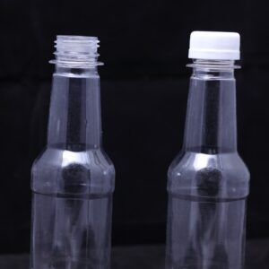 200ml PET JEERA Long Neck Transparent / Green Bottle