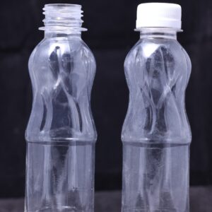 200ml PET Juise Bottle Transparent/Green